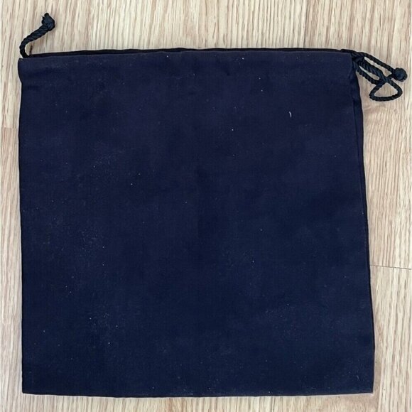 New RACHEL ZOE Black Drawstring Jewelry Accessories Scarf Dust Bag Pouch 8x8 - Picture 2 of 2